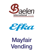 Baelen, EFKA and Mayfair logos